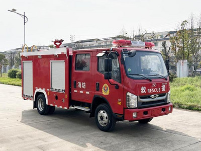 斯太尔王单桥8吨水罐消防车图片